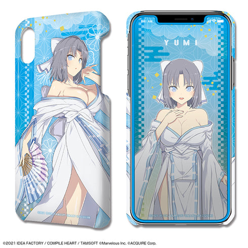 『閃乱忍忍忍者大戦ネプテューヌ -少女達の響艶-』デザジャケット iPhone XRケース&保護シート デザイン07(雪泉)